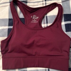 Zenana burgundy sports bra size M in very good company